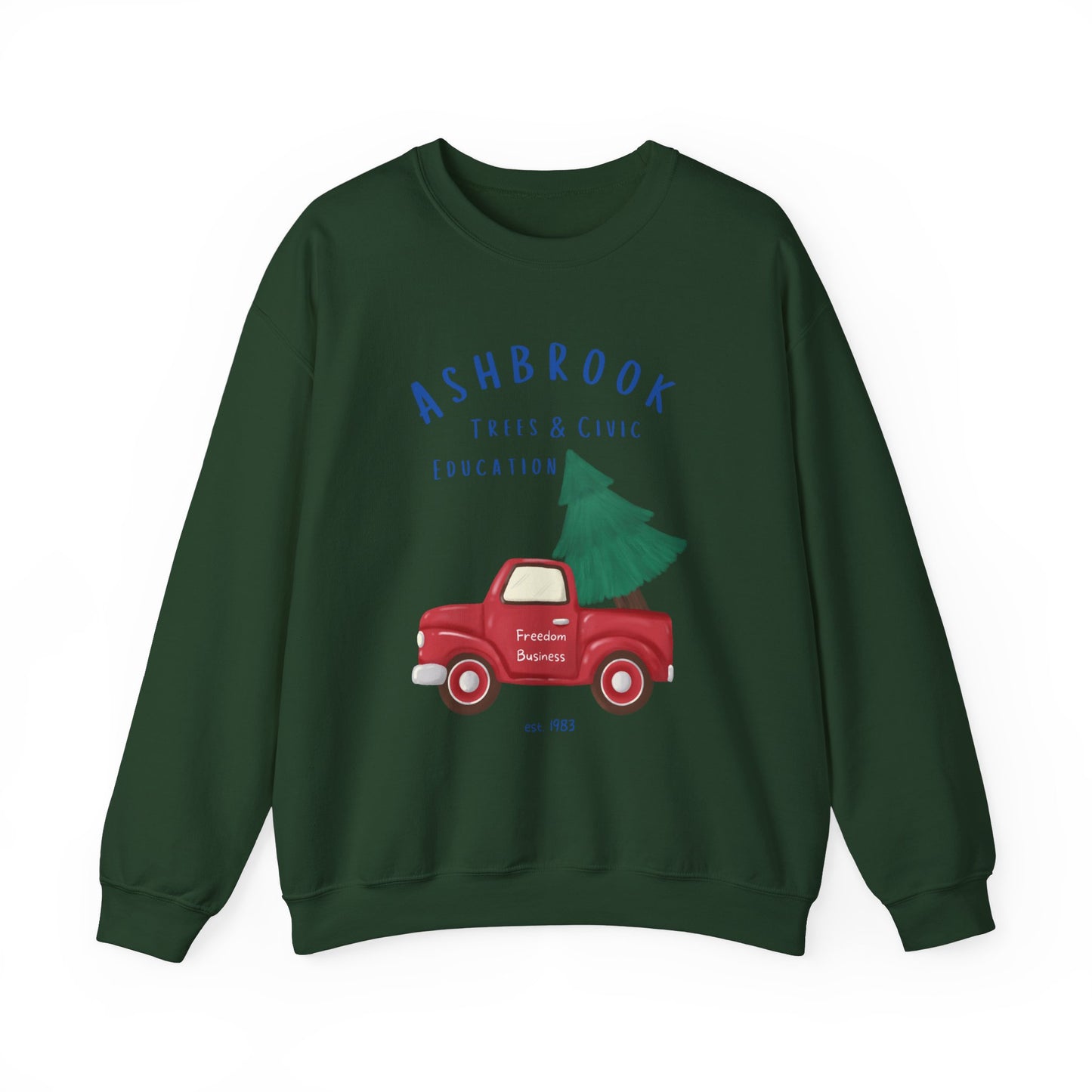 Ashbrook Christmas Unisex Heavy Blend™ Crewneck Sweatshirt