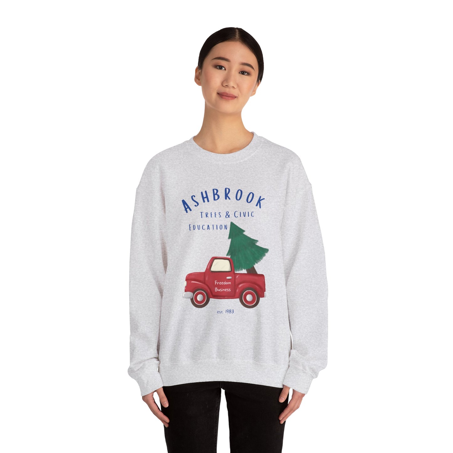 Ashbrook Christmas Unisex Heavy Blend™ Crewneck Sweatshirt
