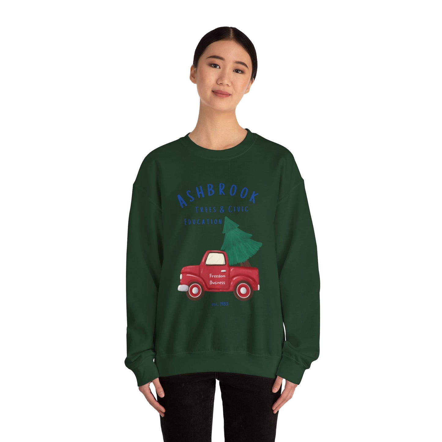 Ashbrook Christmas Unisex Heavy Blend™ Crewneck Sweatshirt