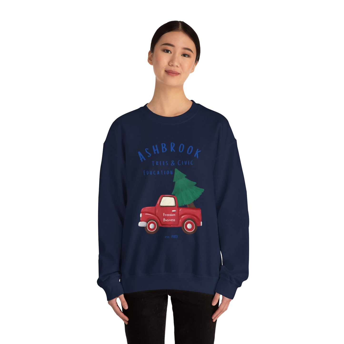 Ashbrook Christmas Unisex Heavy Blend™ Crewneck Sweatshirt