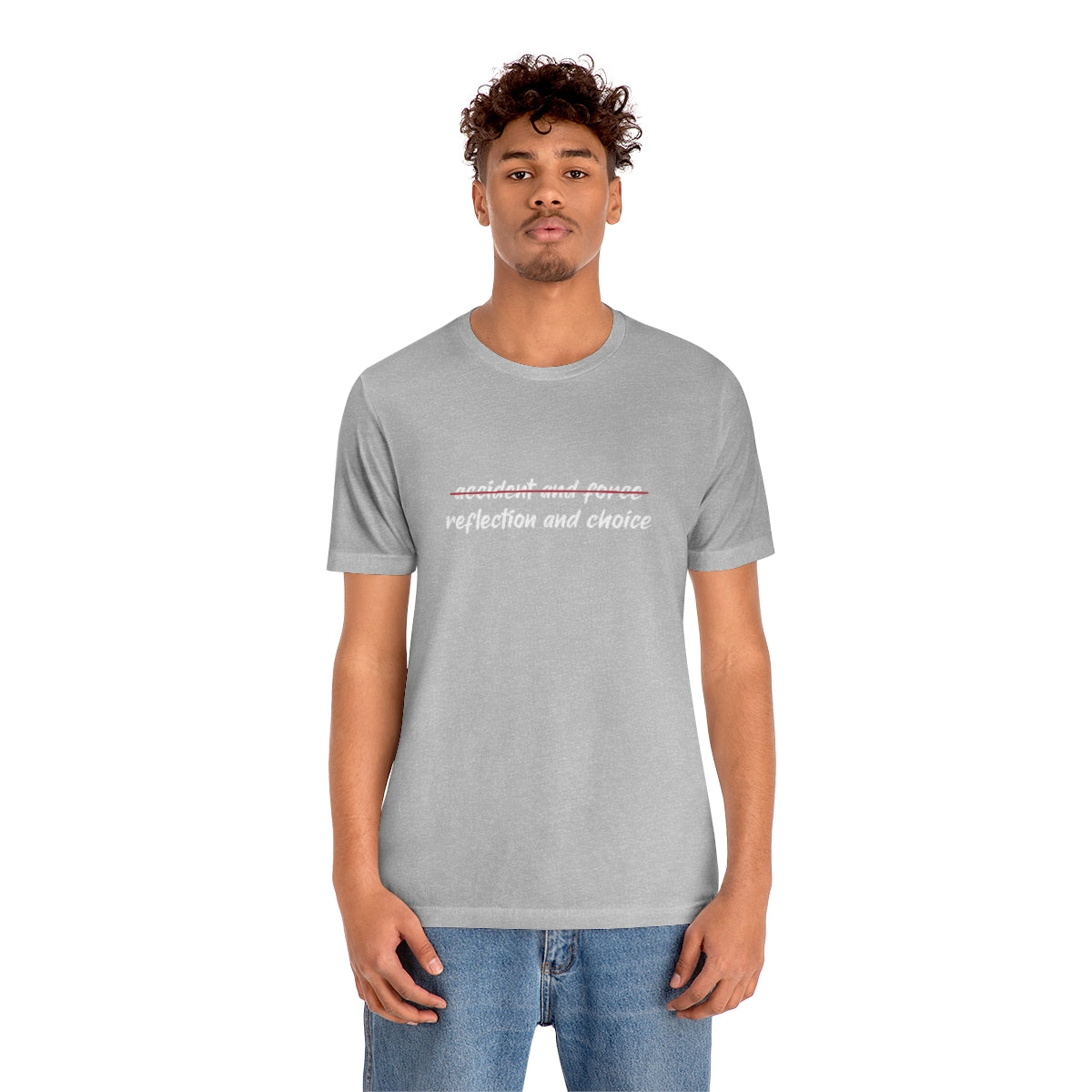 Ashbrook Reflection and Choice Unisex Jersey Short Sleeve Tee
