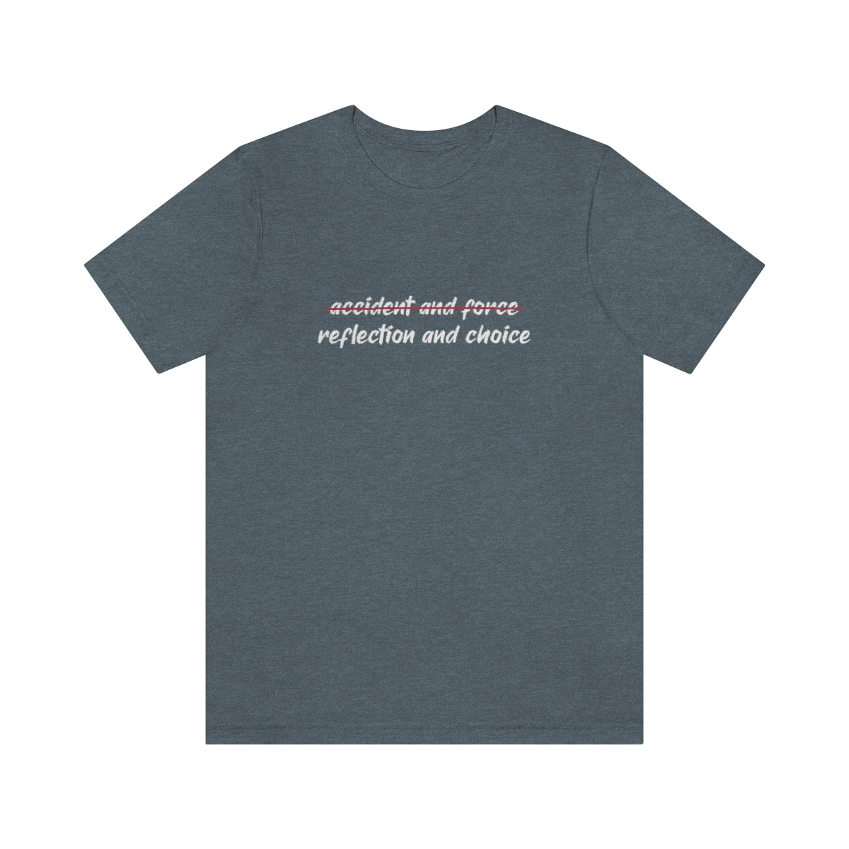 Ashbrook Reflection and Choice Unisex Jersey Short Sleeve Tee