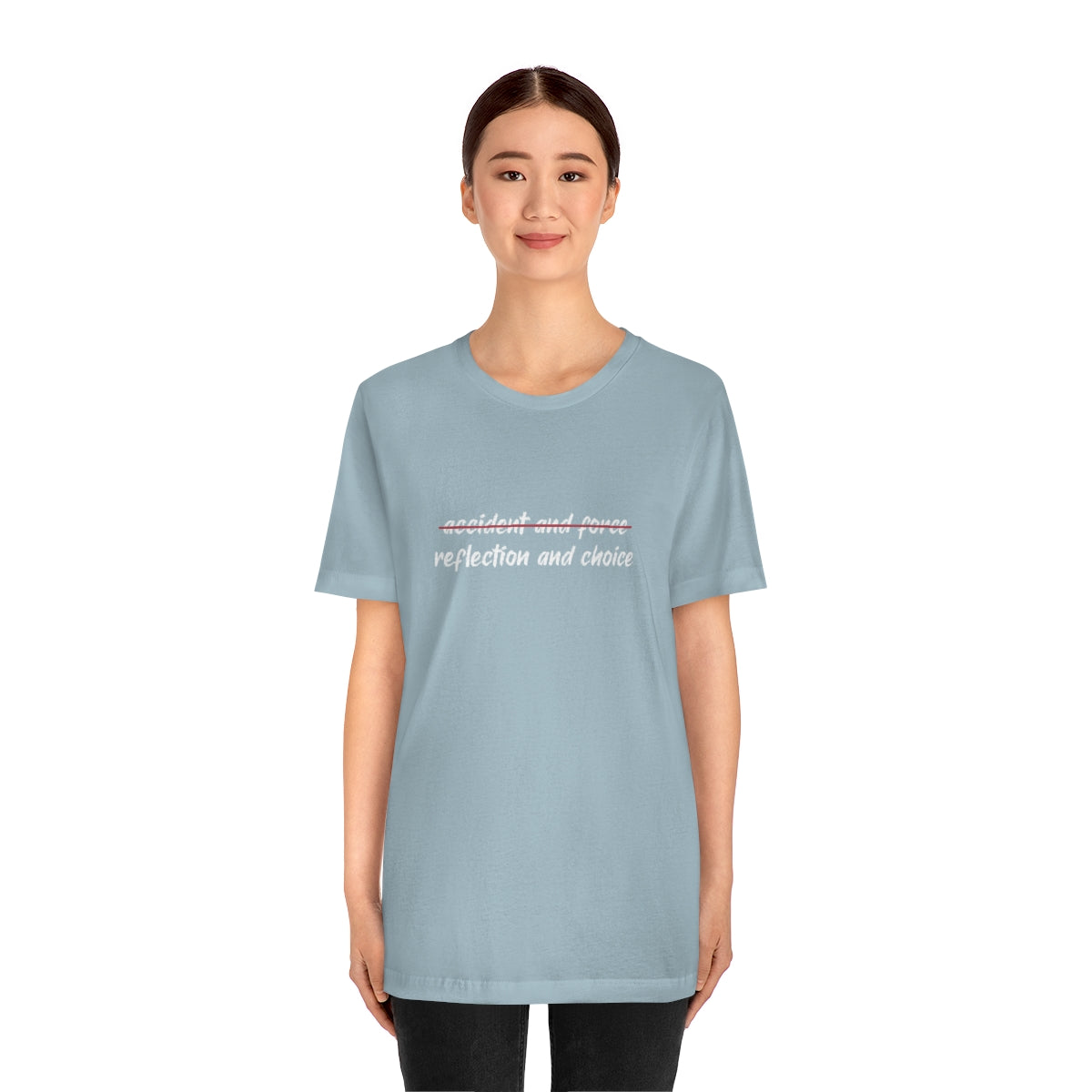 Ashbrook Reflection and Choice Unisex Jersey Short Sleeve Tee