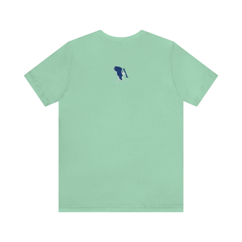 Unisex Jersey Short Sleeve Tee With Eagle A Alumni Logo