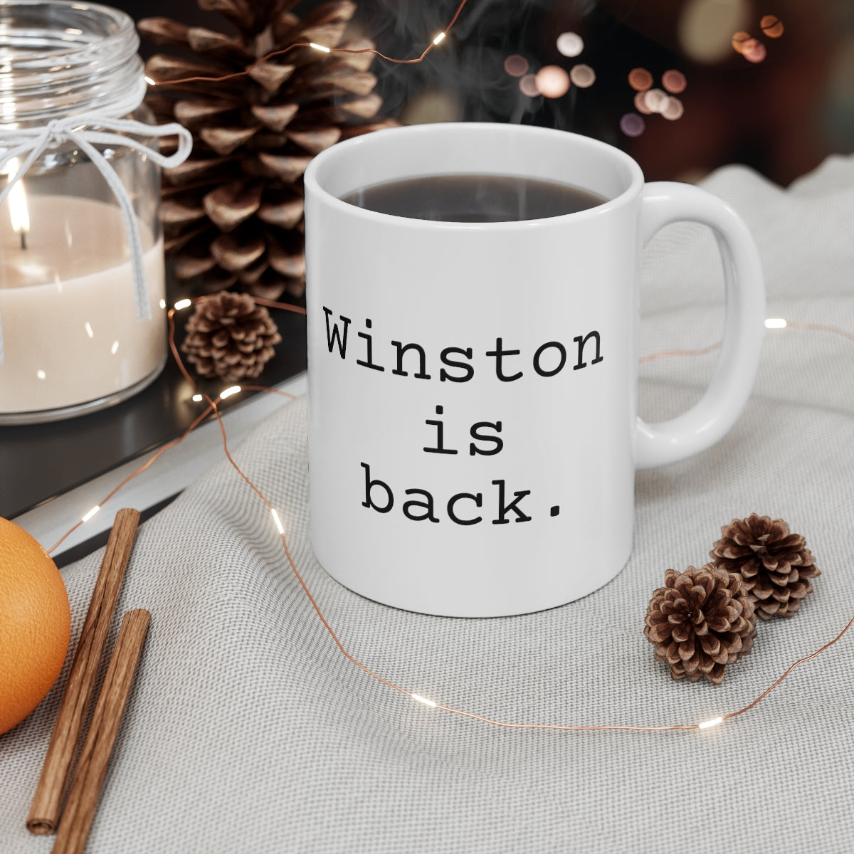 Winston is back Ceramic Mug