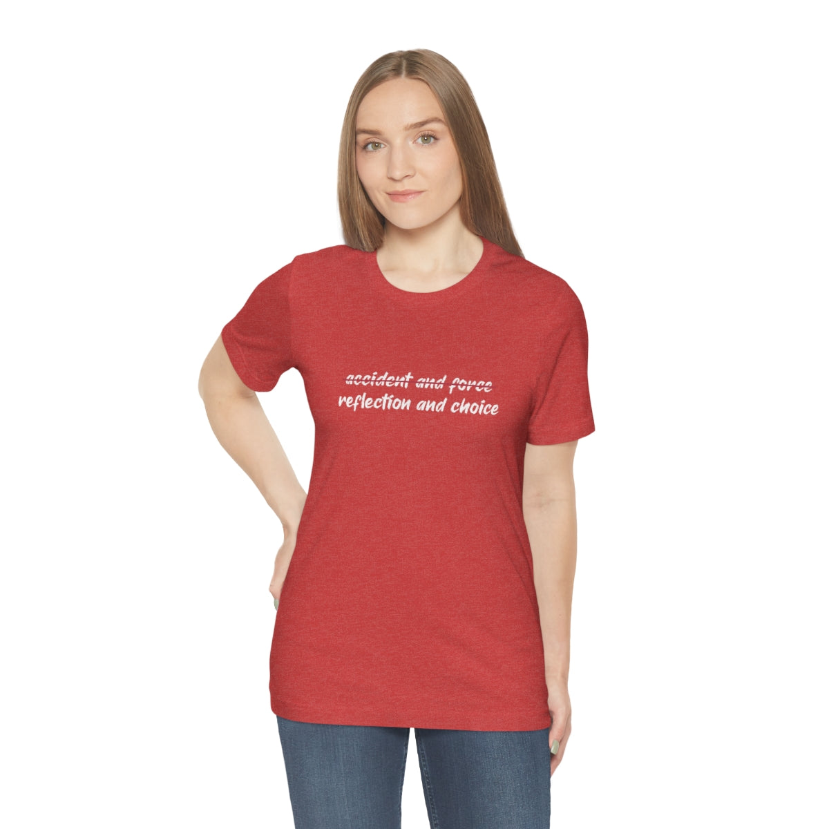 Ashbrook Reflection and Choice Unisex Jersey Short Sleeve Tee