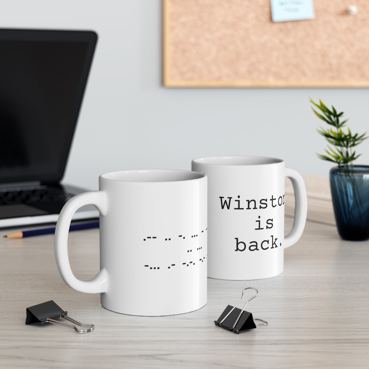 Winston is back Ceramic Mug