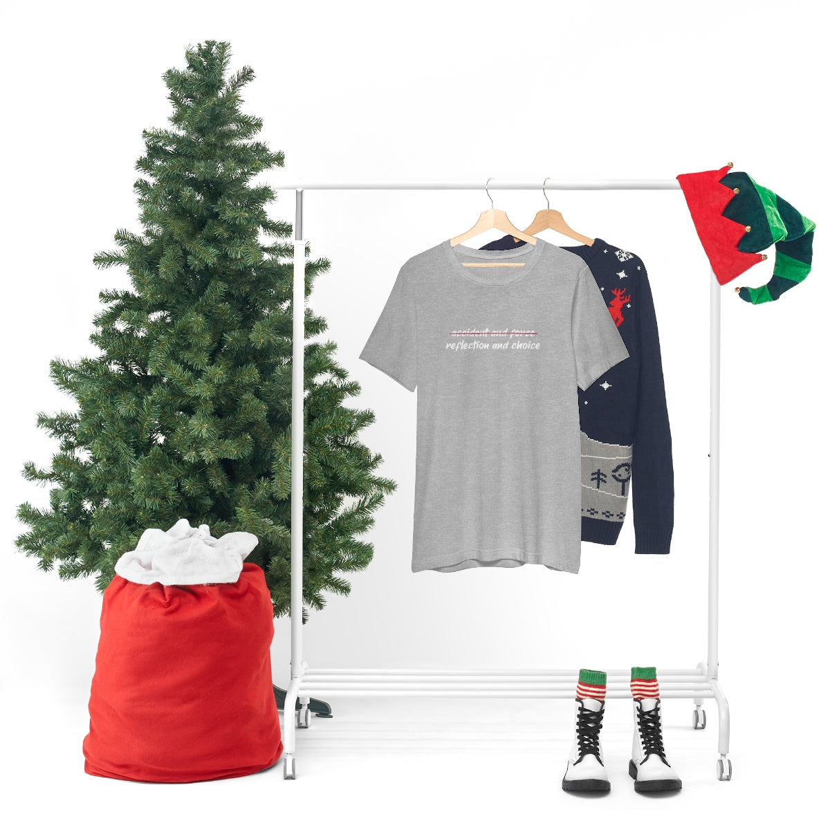 Ashbrook Reflection and Choice Unisex Jersey Short Sleeve Tee