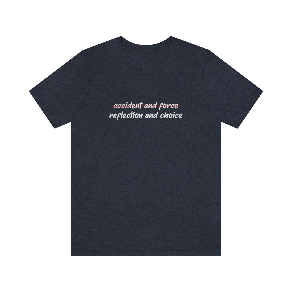 Ashbrook Reflection and Choice Unisex Jersey Short Sleeve Tee
