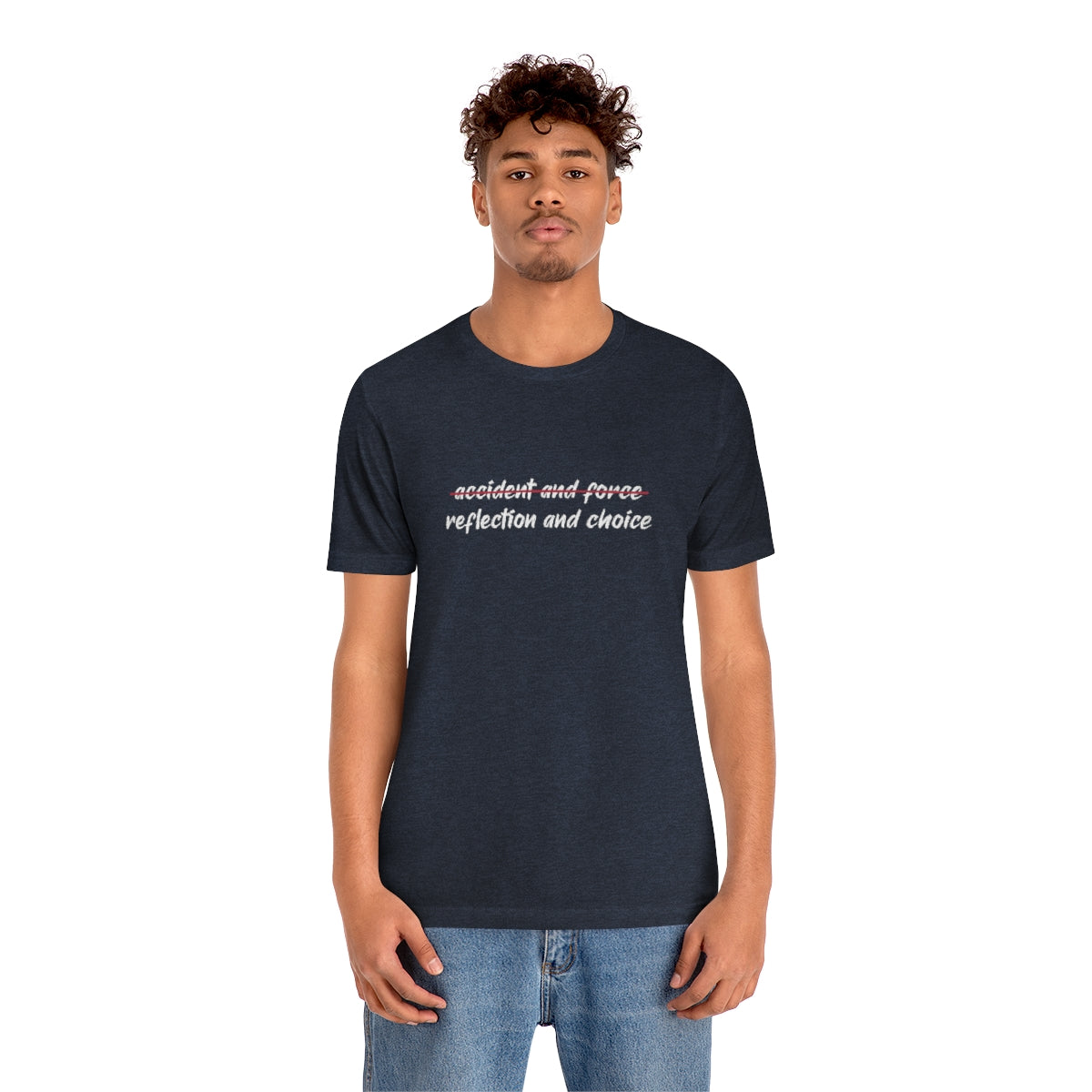 Ashbrook Reflection and Choice Unisex Jersey Short Sleeve Tee