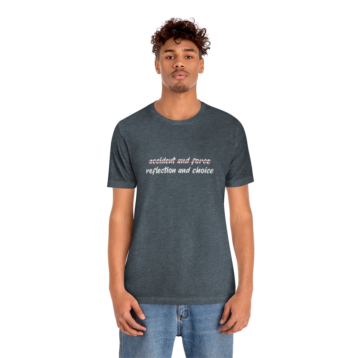 Ashbrook Reflection and Choice Unisex Jersey Short Sleeve Tee