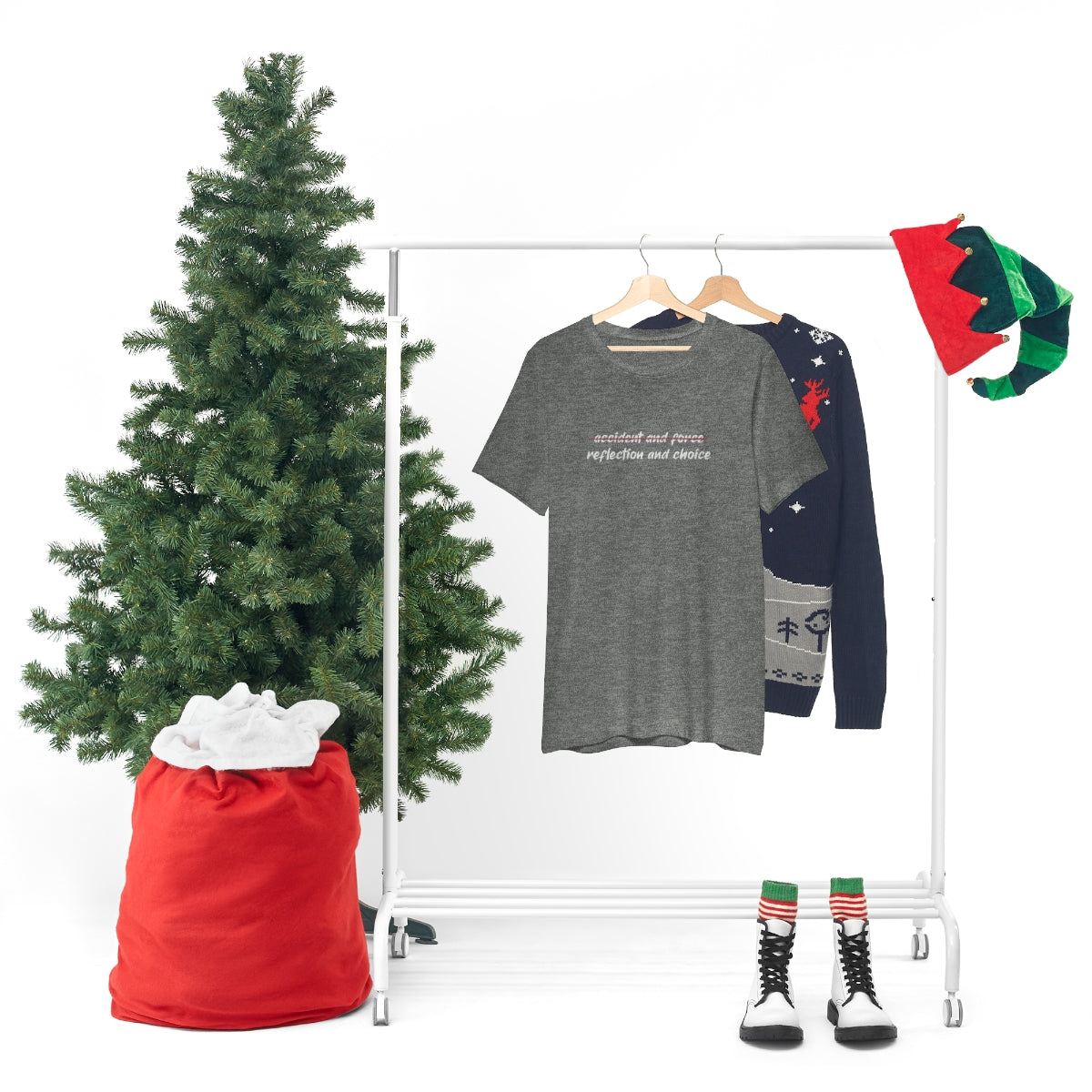 Ashbrook Reflection and Choice Unisex Jersey Short Sleeve Tee