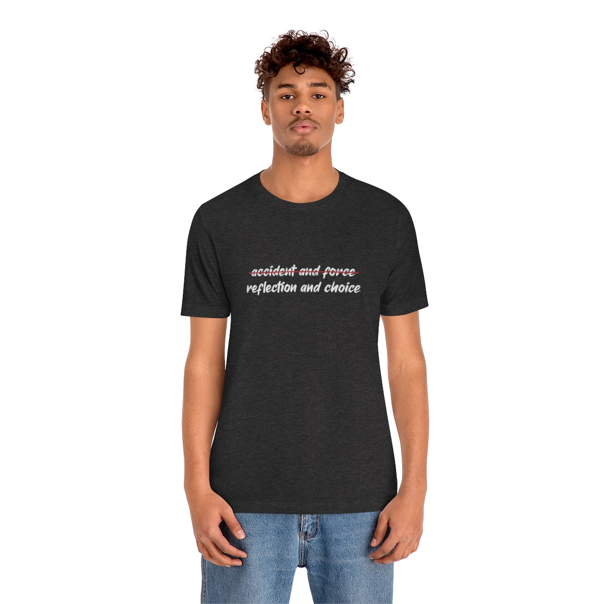 Ashbrook Reflection and Choice Unisex Jersey Short Sleeve Tee