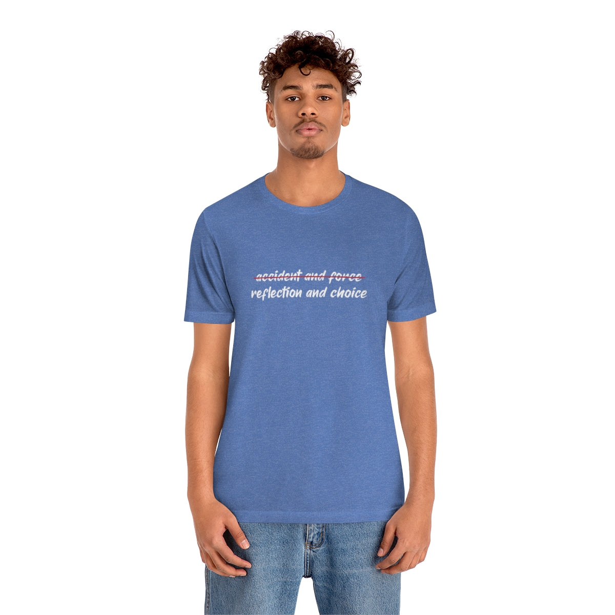 Ashbrook Reflection and Choice Unisex Jersey Short Sleeve Tee