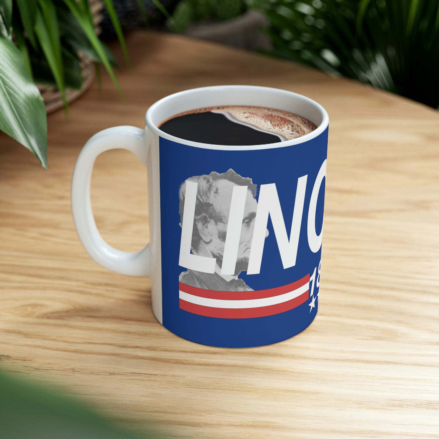 Lincoln 1860 Ceramic Mug 11oz