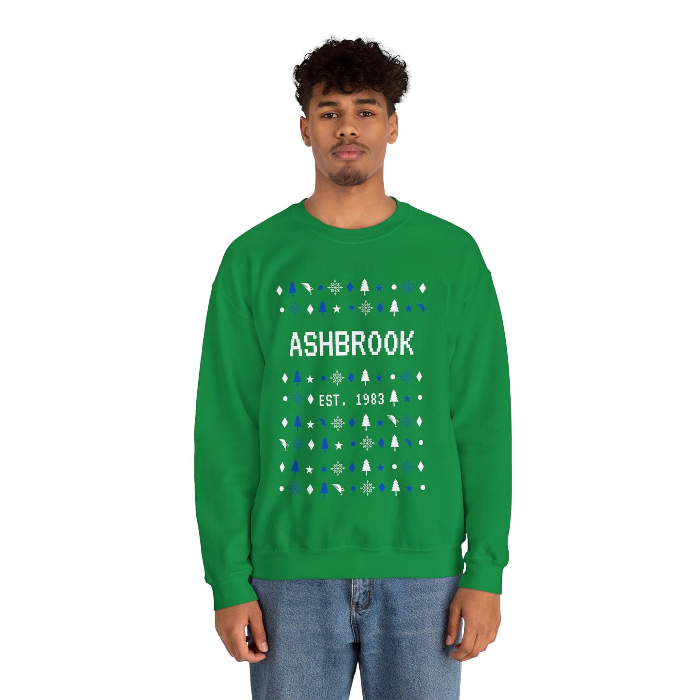 Ashbrook Christmas Unisex Heavy Blend™ Crewneck Sweatshirt