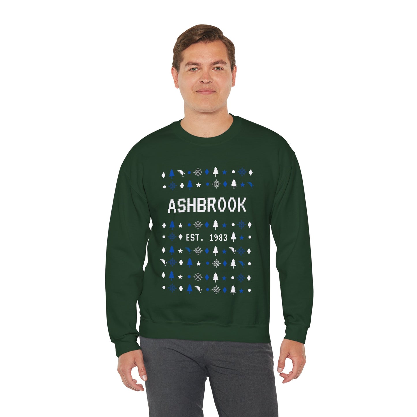 Ashbrook Christmas Unisex Heavy Blend™ Crewneck Sweatshirt