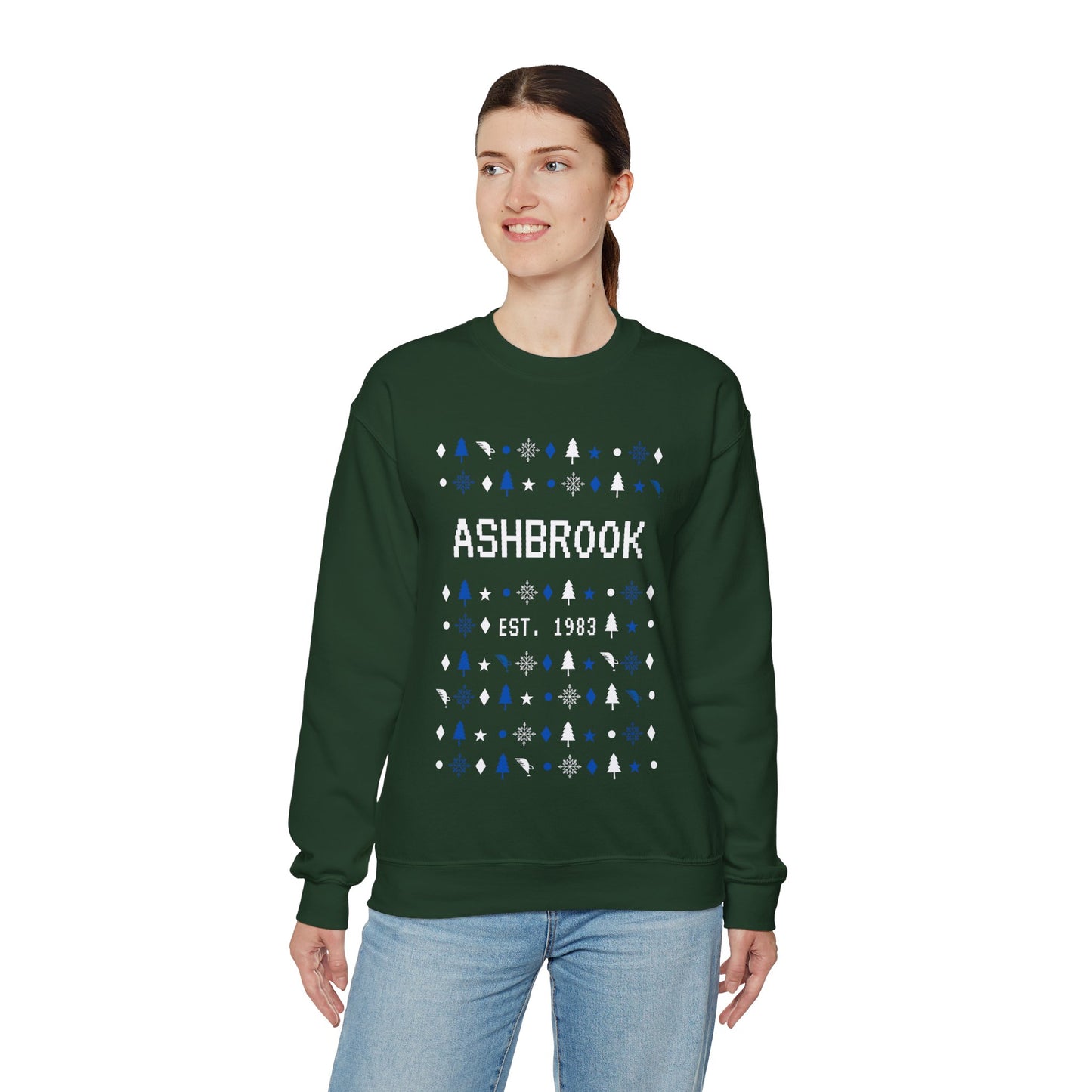 Ashbrook Christmas Unisex Heavy Blend™ Crewneck Sweatshirt