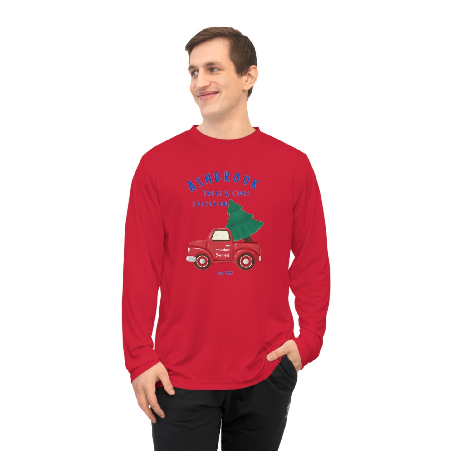 Ashbrook Christmas Unisex Performance Long Sleeve Shirt