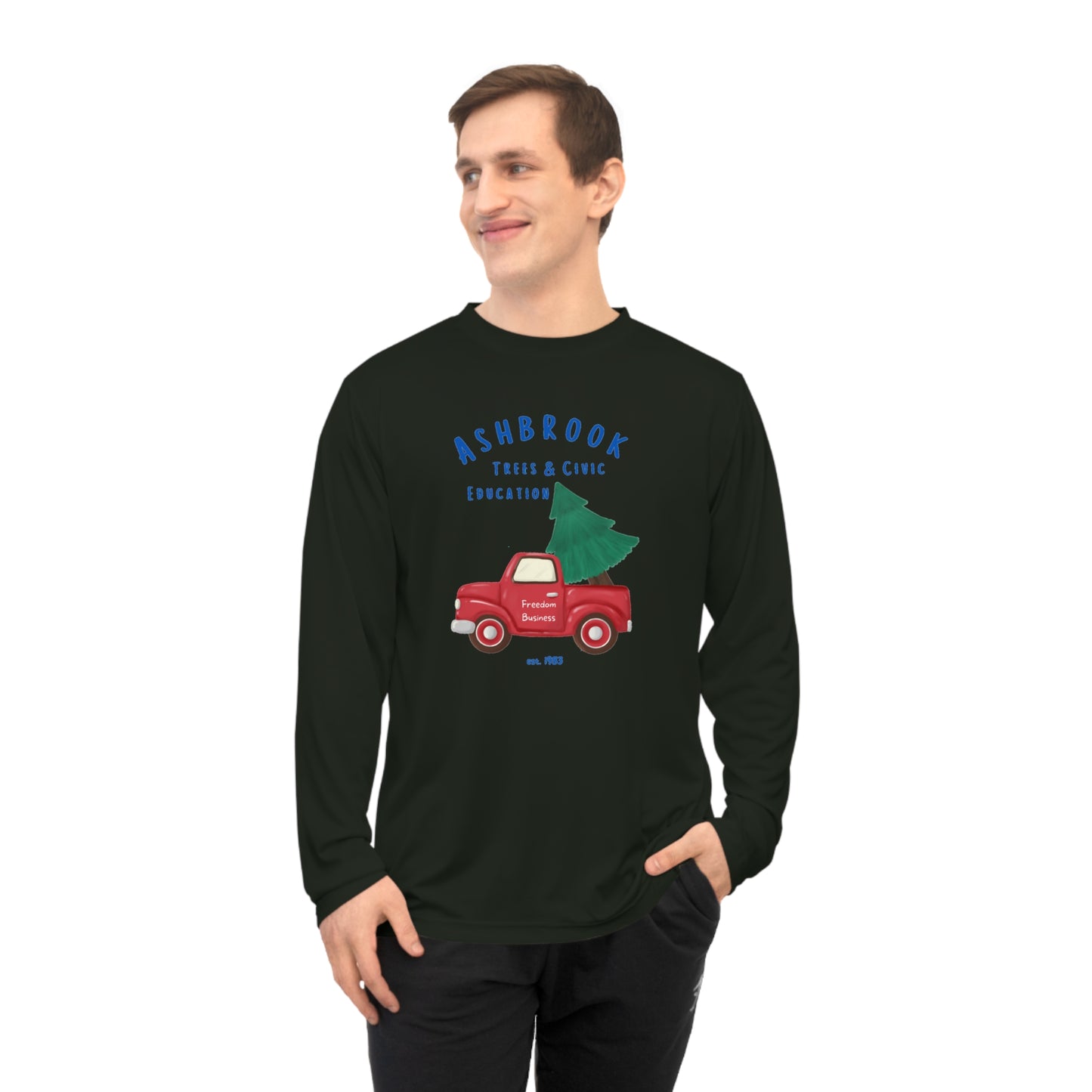 Ashbrook Christmas Unisex Performance Long Sleeve Shirt