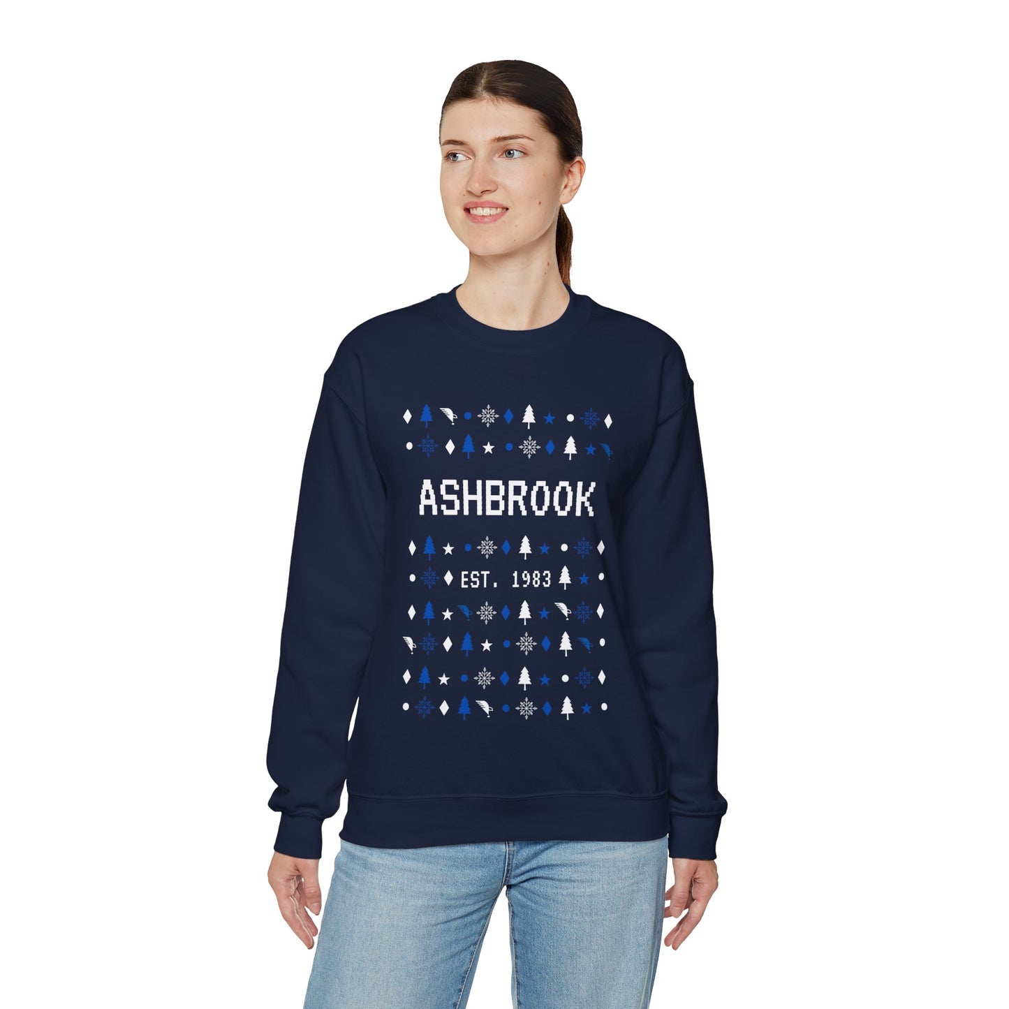 Ashbrook Christmas Unisex Heavy Blend™ Crewneck Sweatshirt