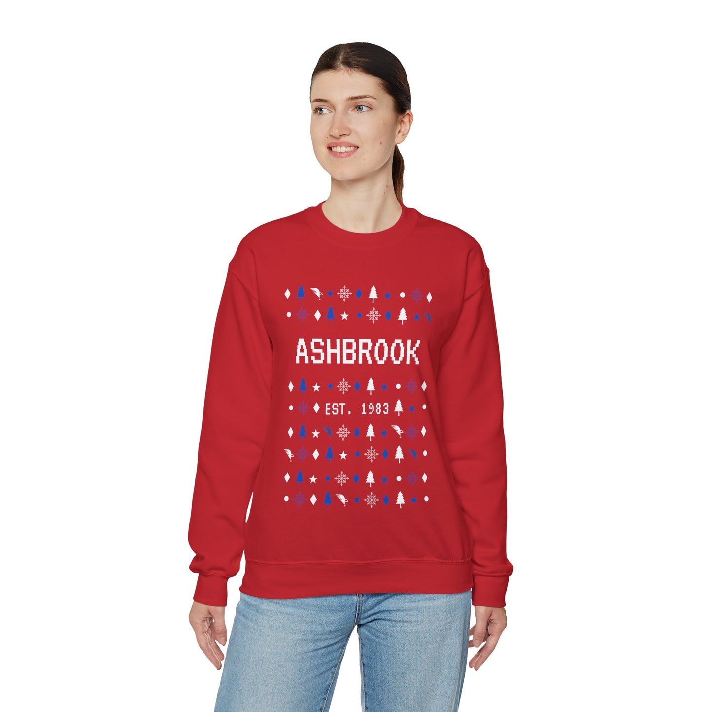 Ashbrook Christmas Unisex Heavy Blend™ Crewneck Sweatshirt