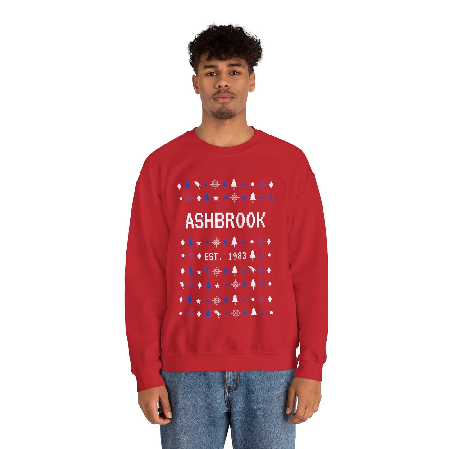 Ashbrook Christmas Unisex Heavy Blend™ Crewneck Sweatshirt