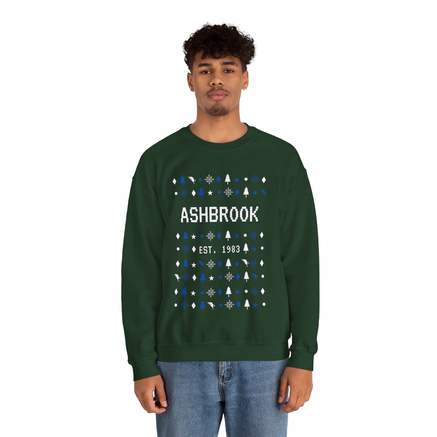 Ashbrook Christmas Unisex Heavy Blend™ Crewneck Sweatshirt