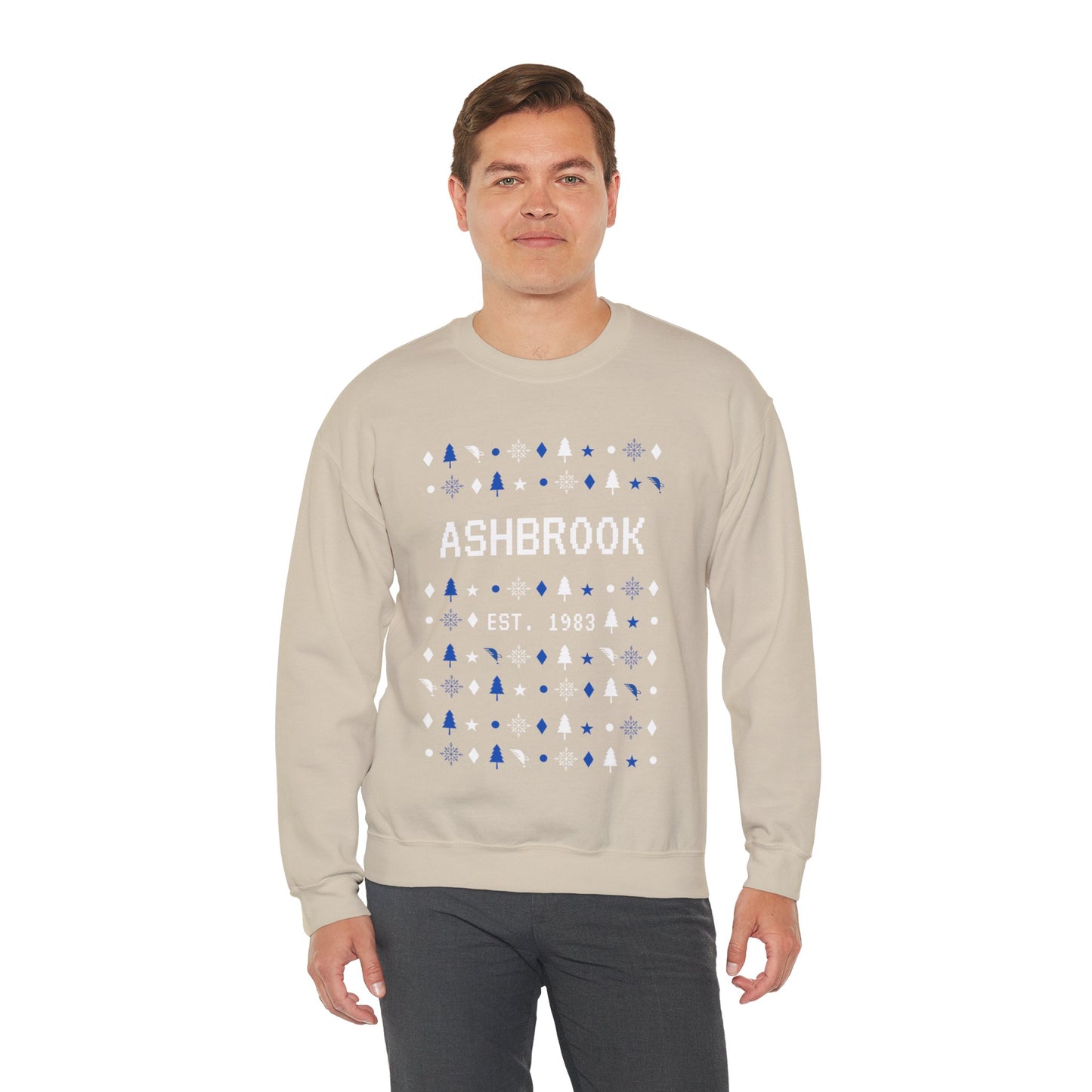 Ashbrook Christmas Unisex Heavy Blend™ Crewneck Sweatshirt