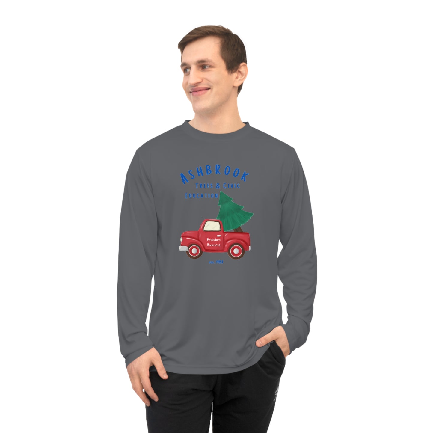 Ashbrook Christmas Unisex Performance Long Sleeve Shirt