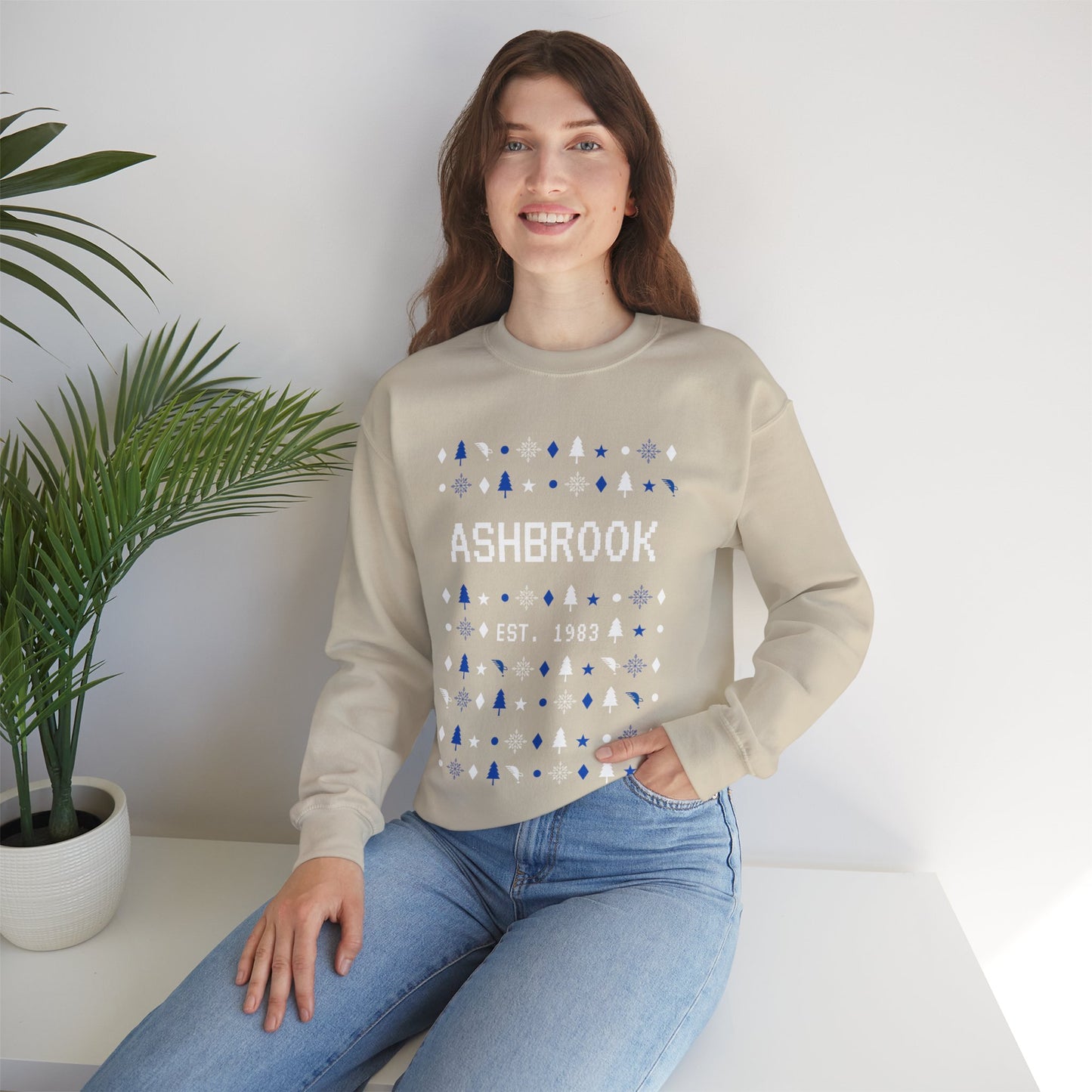 Ashbrook Christmas Unisex Heavy Blend™ Crewneck Sweatshirt