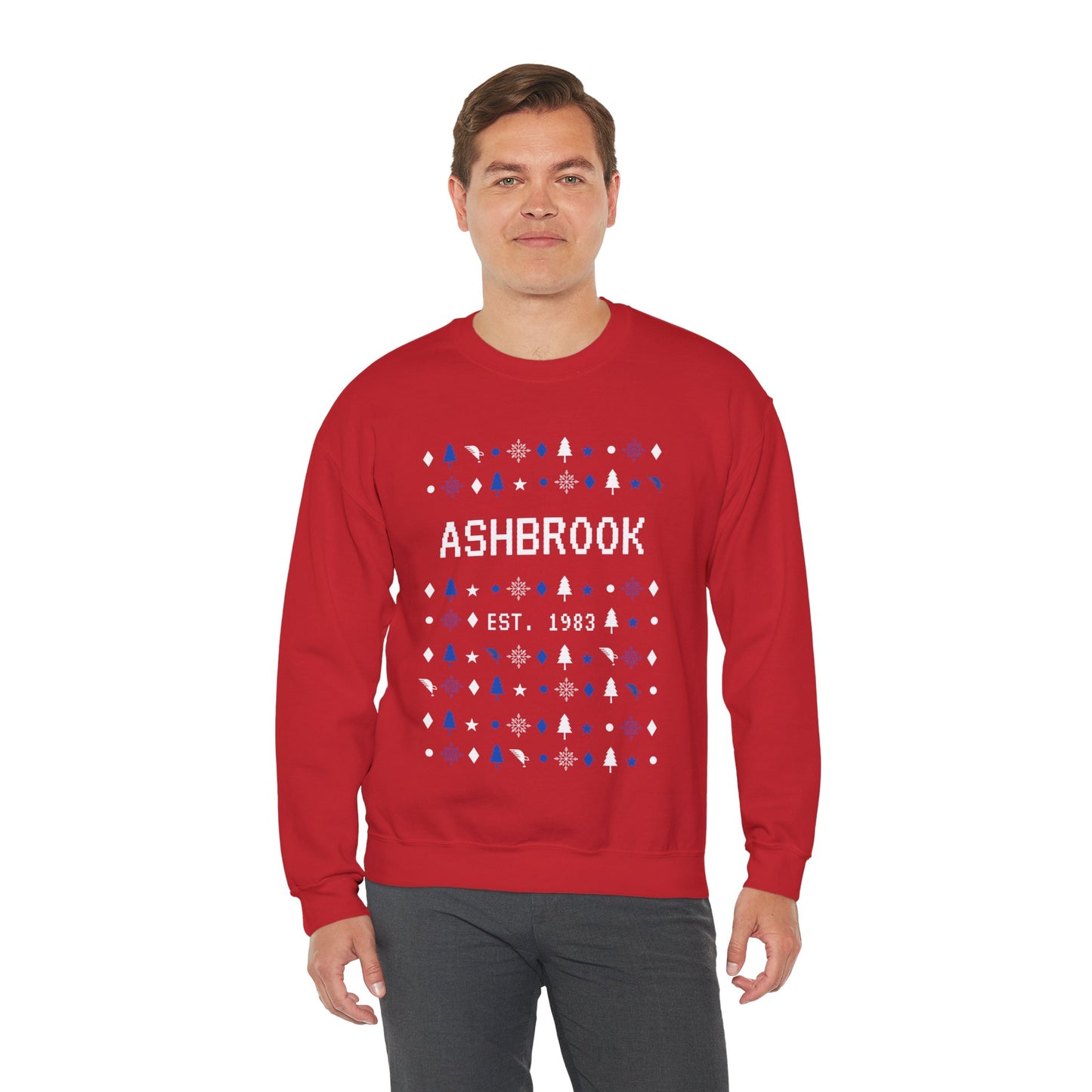 Ashbrook Christmas Unisex Heavy Blend™ Crewneck Sweatshirt