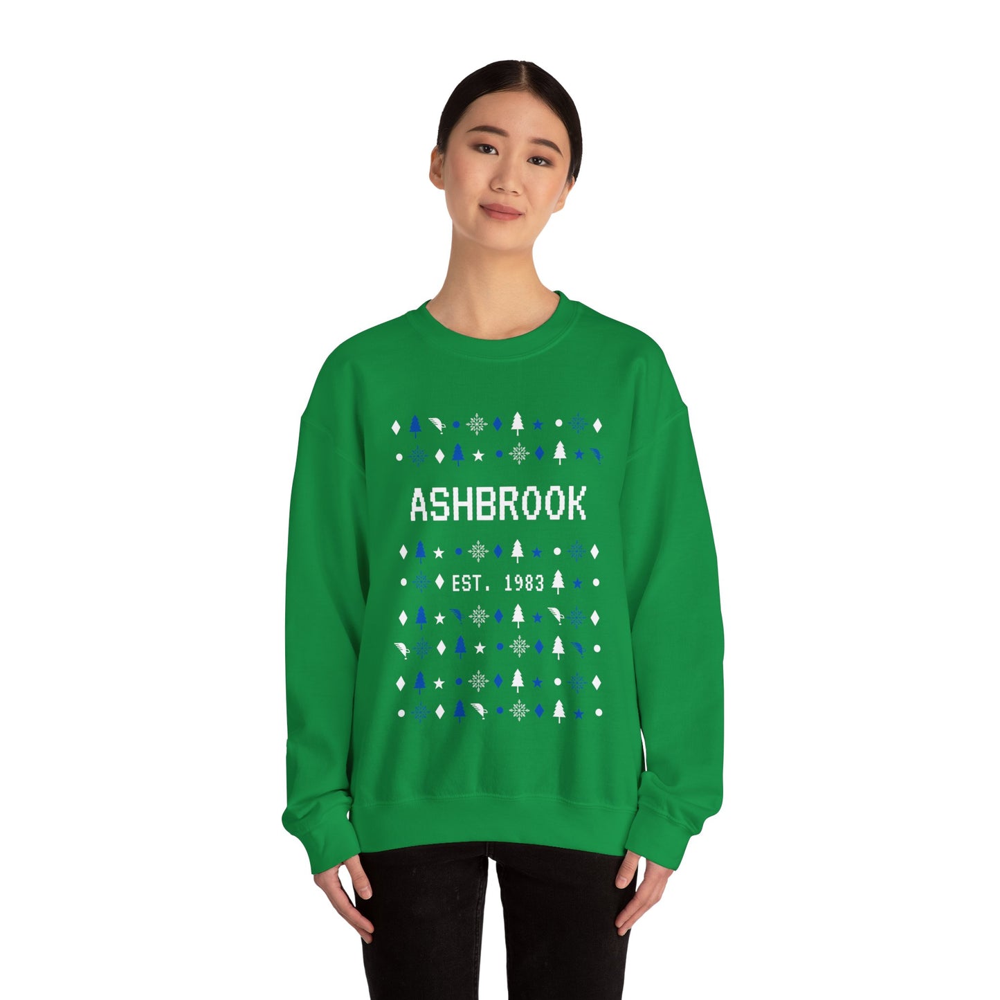 Ashbrook Christmas Unisex Heavy Blend™ Crewneck Sweatshirt