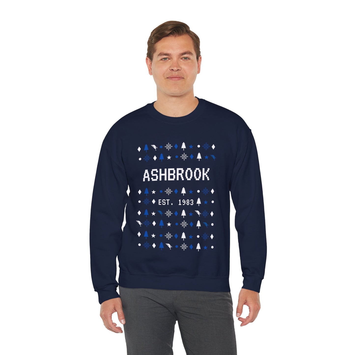 Ashbrook Christmas Unisex Heavy Blend™ Crewneck Sweatshirt