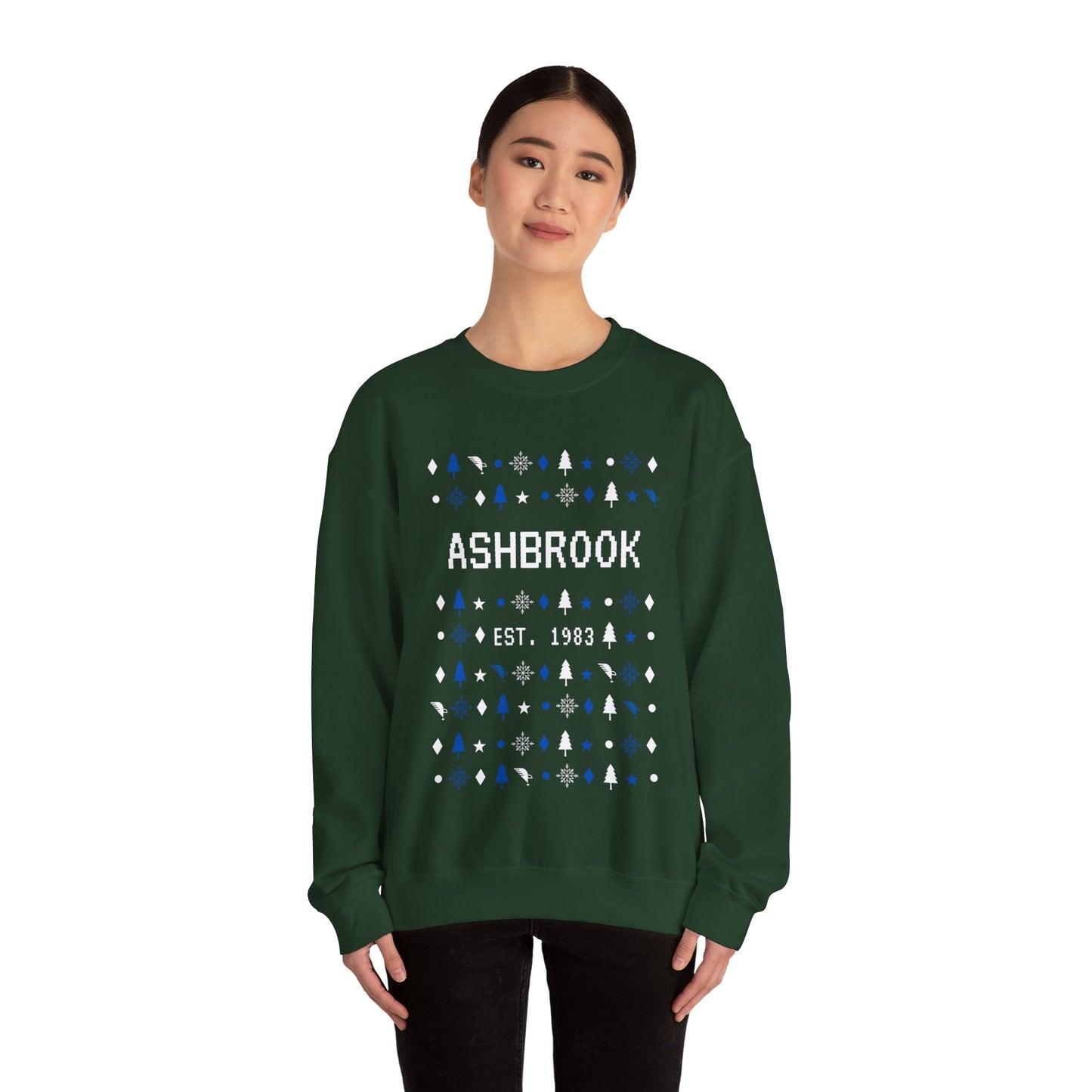 Ashbrook Christmas Unisex Heavy Blend™ Crewneck Sweatshirt