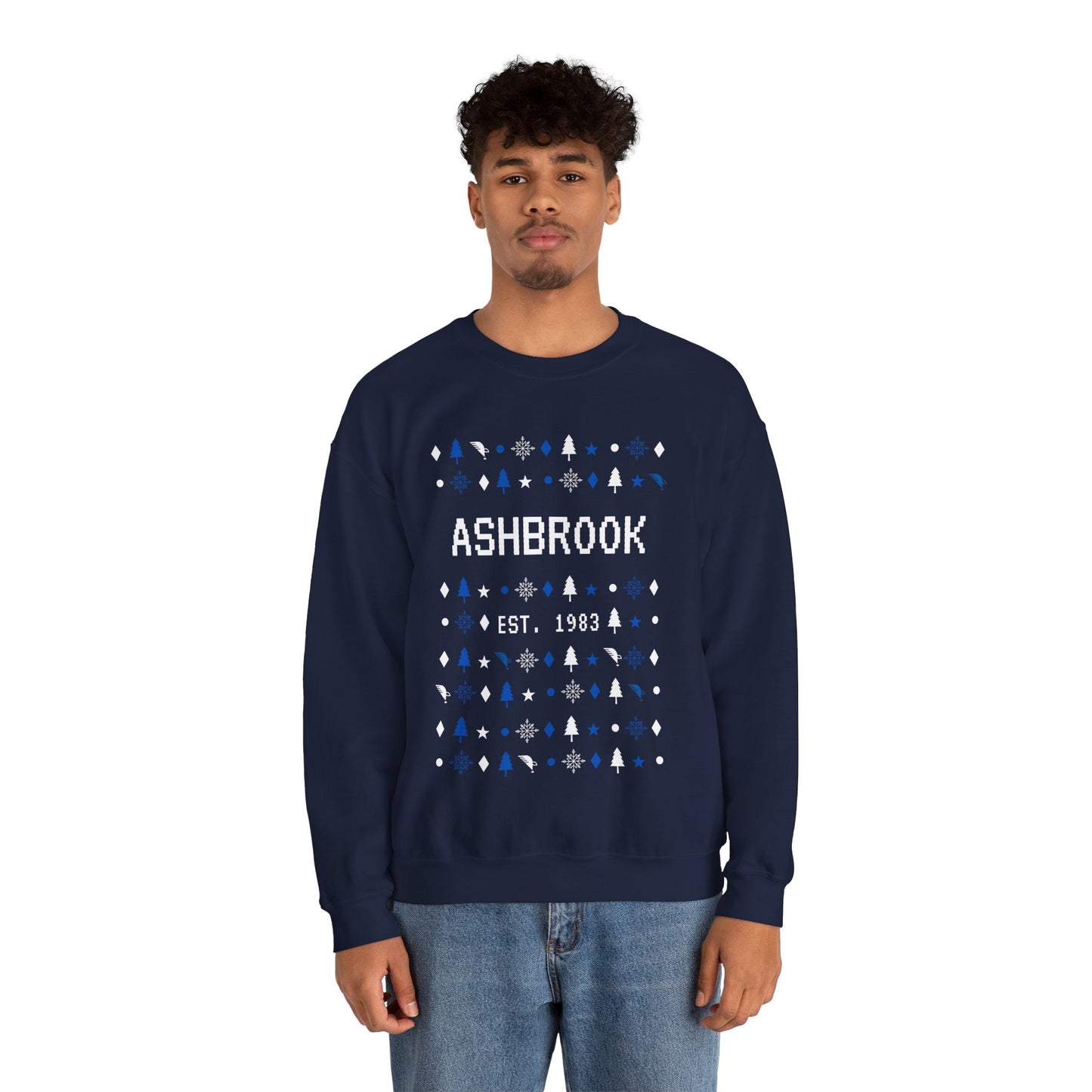 Ashbrook Christmas Unisex Heavy Blend™ Crewneck Sweatshirt