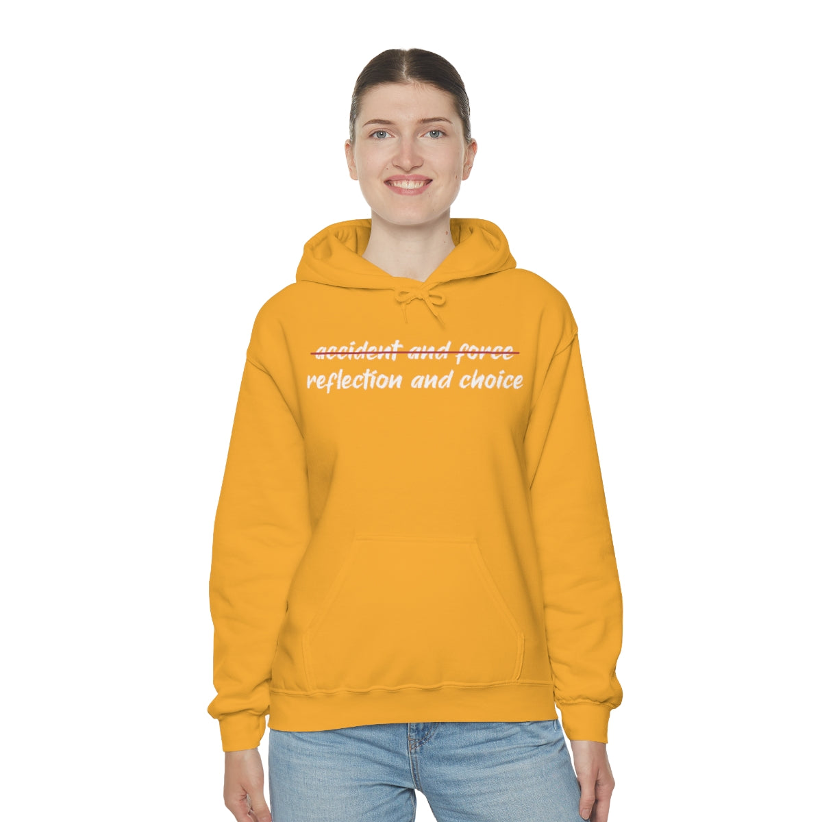 Reflection and Choice The American Idea Unisex Hooded Sweatshirt