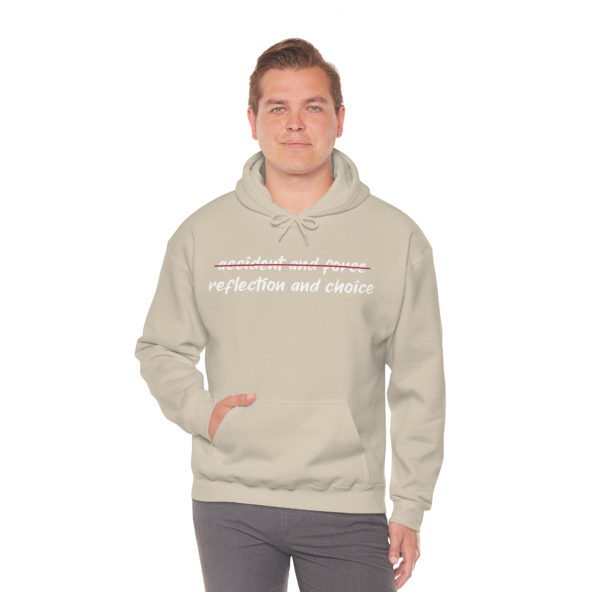 Reflection and Choice The American Idea Unisex Hooded Sweatshirt