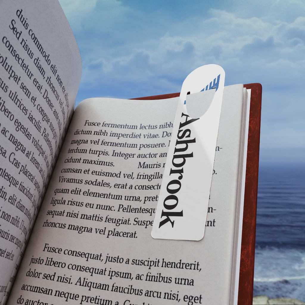 Bookmark with Eagle Quill Logo