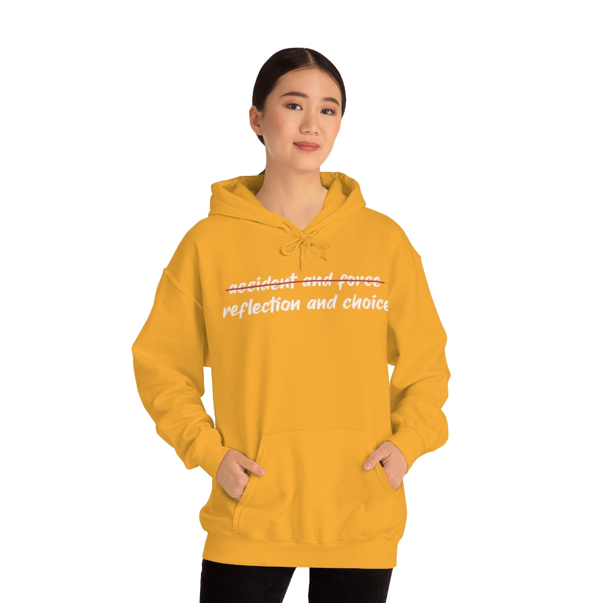 Reflection and Choice The American Idea Unisex Hooded Sweatshirt