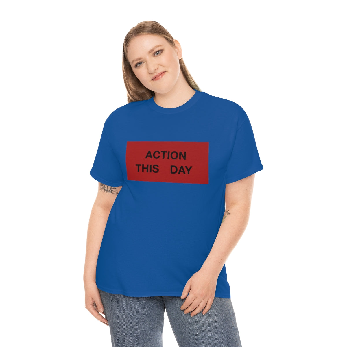 ACTION THIS DAY Unisex Heavy Cotton Tee