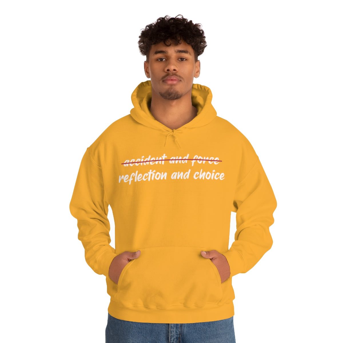 Reflection and Choice The American Idea Unisex Hooded Sweatshirt