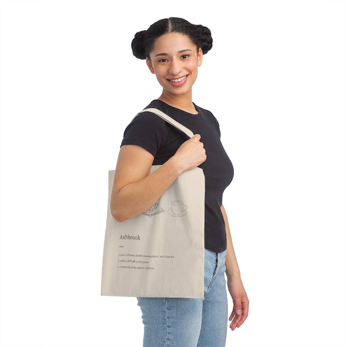 Canvas Tote Bag with Ashbrook Definition