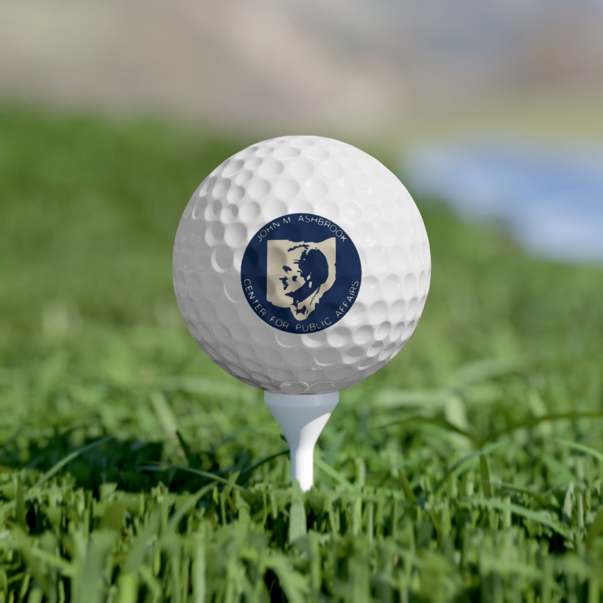 Golf Balls, 6pcs, with Vintage Logo