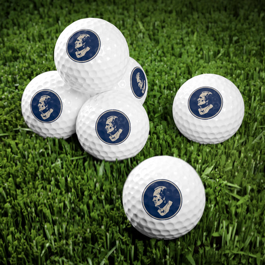 Golf Balls, 6pcs, with Classic Logo