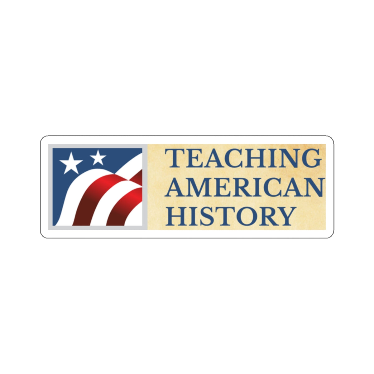 Teaching American History Kiss-Cut Sticker--Parchment