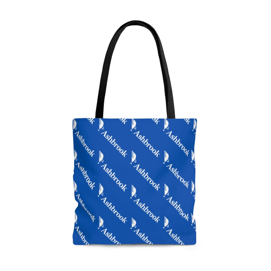 Tote Bag with Repeating Eagle Quill Logo