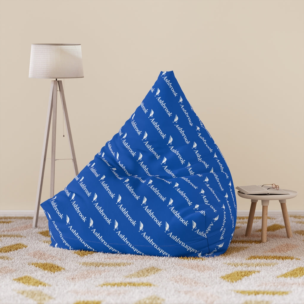 Bean Bag Chair Cover with Repeating Eagle Quill Logo