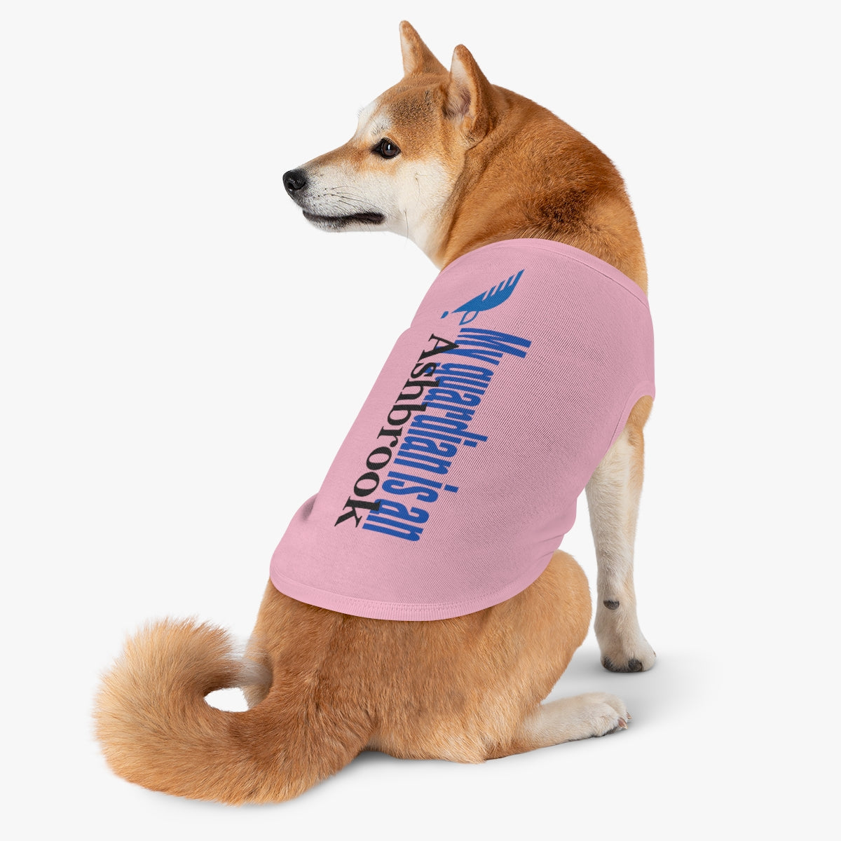Pet Tank Top With Eagle Quill Logo