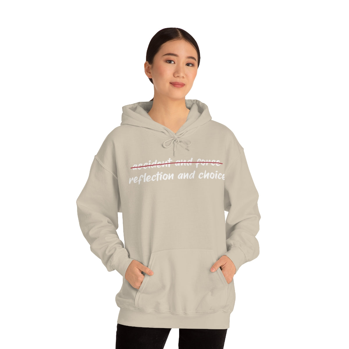 Reflection and Choice The American Idea Unisex Hooded Sweatshirt